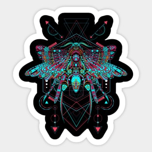 The Insect sacred geometry Sticker